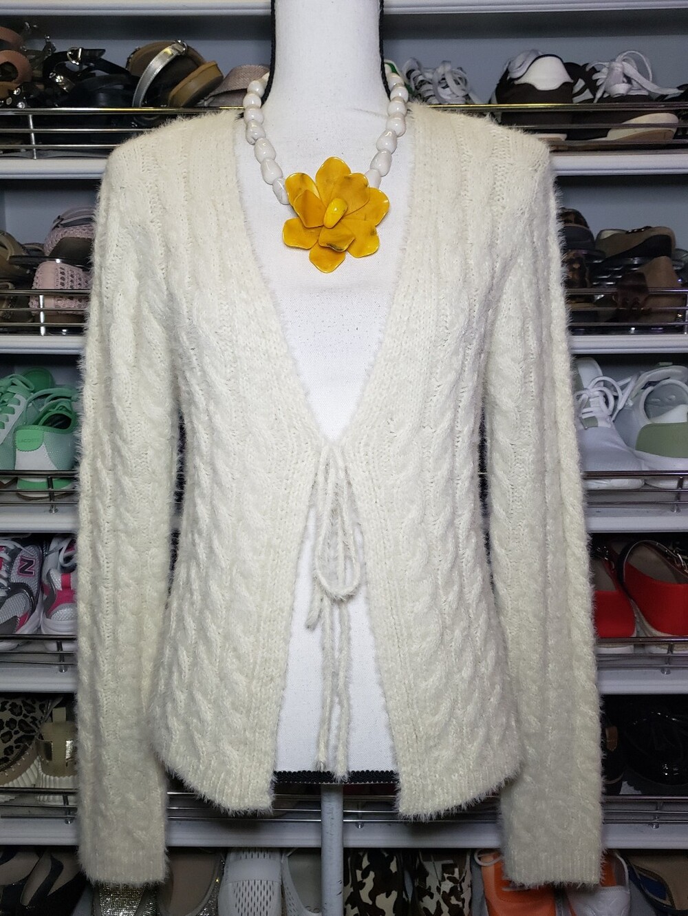 Blu Pepper Tie Front Cardigan